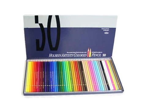 Holbein Artists Pastel Tone | 50 Colored Pencils Set OP936